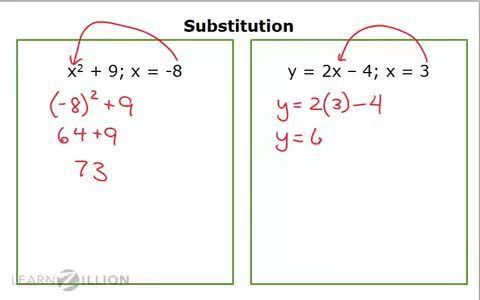 Solve systems of equations: using substitution