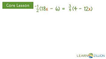 Solve linear equations with rational numbers using fractions