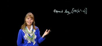 Expanding a Logarithmic Expression / Example 16.5