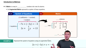 Introduction to Matrices