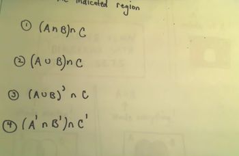 Venn Diagrams: Shading Regions with Three Sets, Part 1 of 2