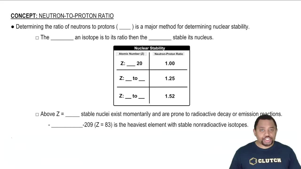 Neutron-Proton Ratio