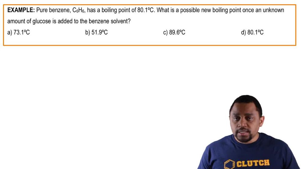 Boiling Point Elevation Example