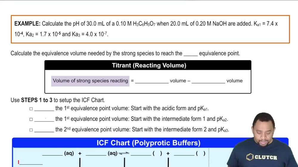 Triprotic Buffer Titration Example