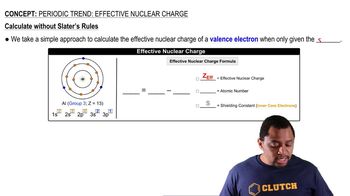 Effective Nuclear Charge Calculation