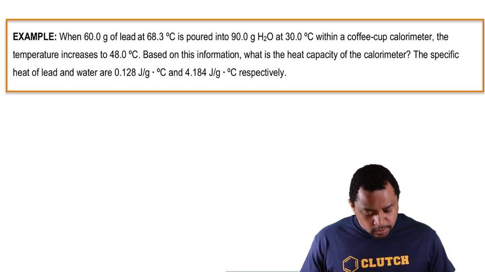 Constant-Pressure Calorimetry Example 2