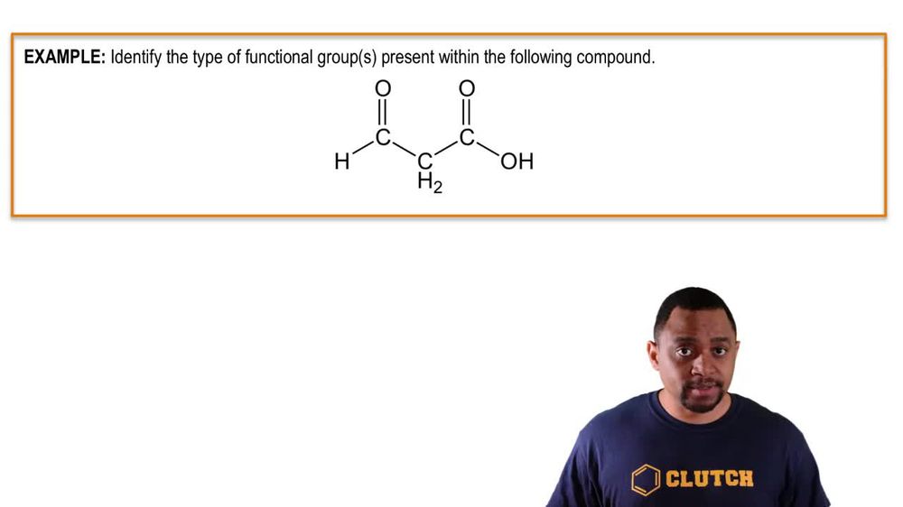 Functional Groups Example