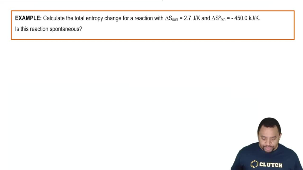 Total Entropy Example