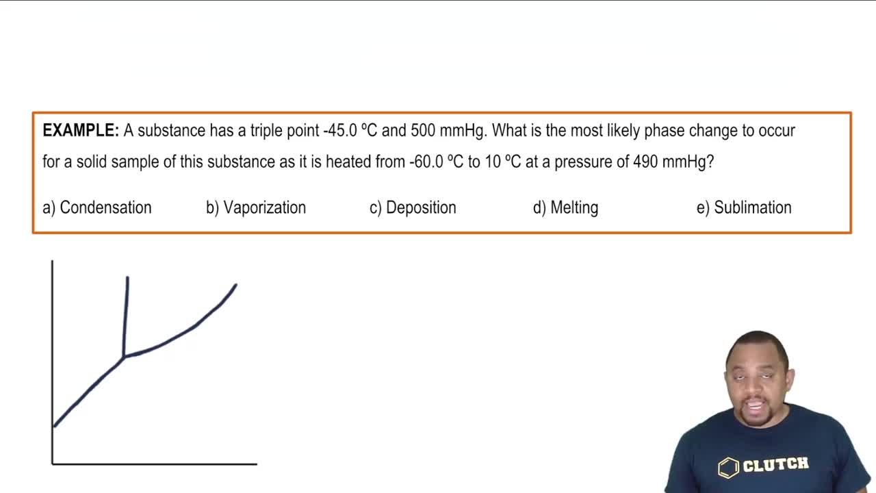 Sublimation Phase Change Example