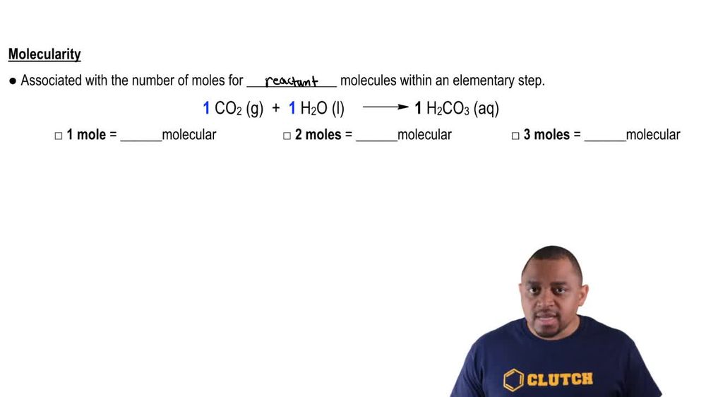 Molecularity in Reactions