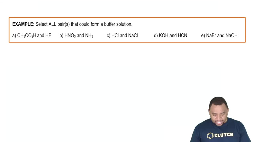 Buffer Solution Example