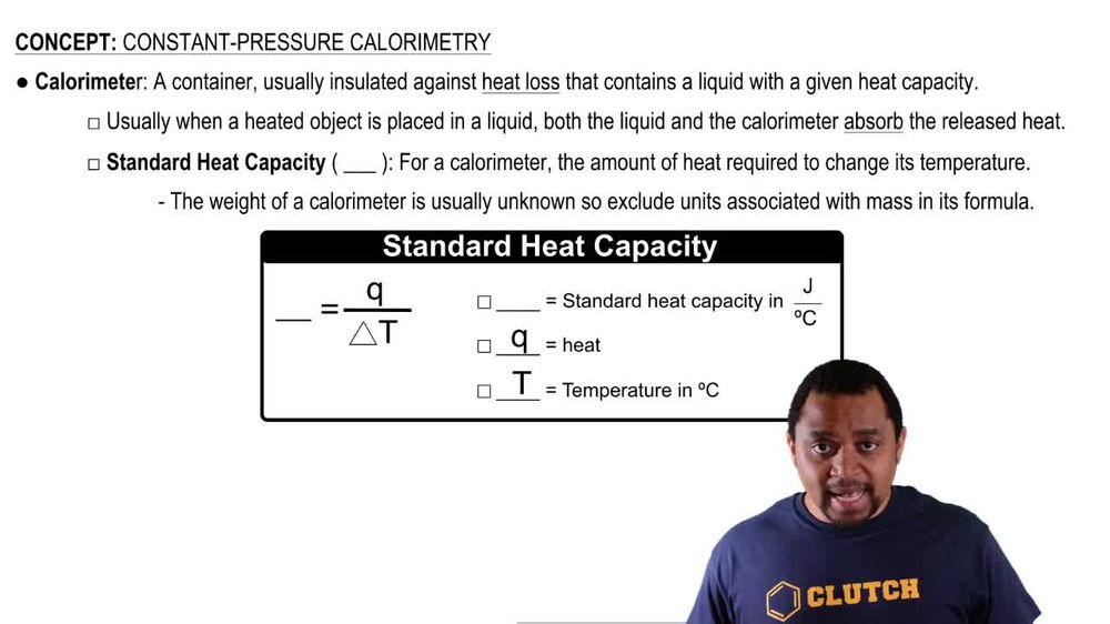 Constant-Pressure Calorimetry
