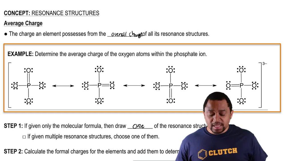 Resonance Structures Example 2