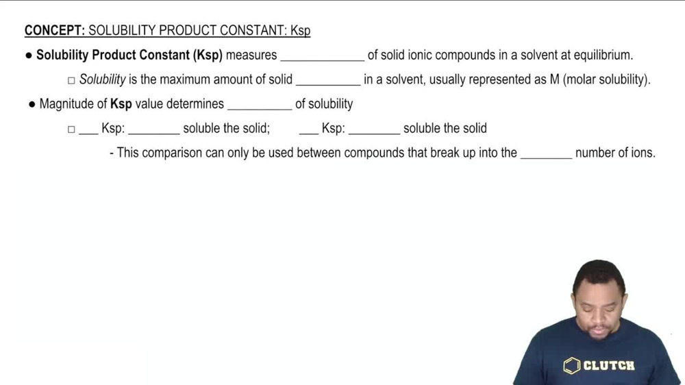 Solubility Product Constant