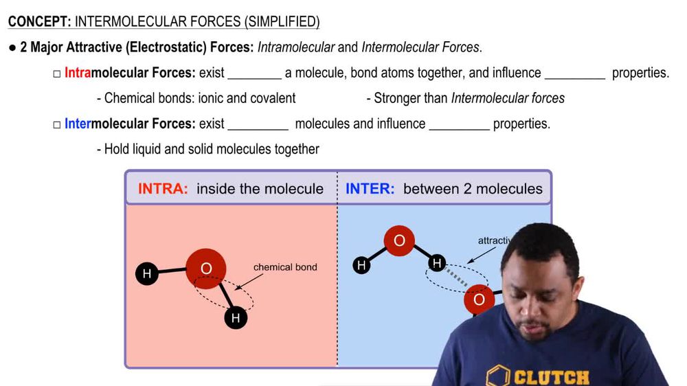 Intermolecular vs Intramolecular Forces