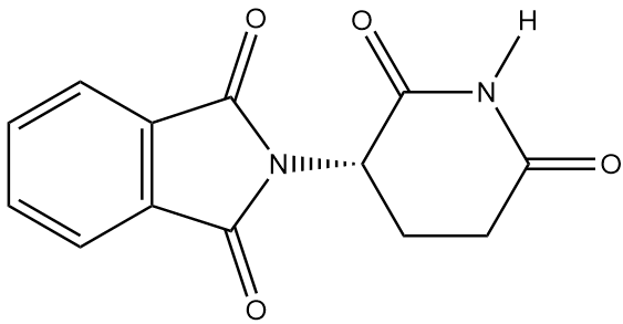 Alternative chemical structure of thalidomide for enantiomer prediction.