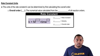 Rate Constant Units