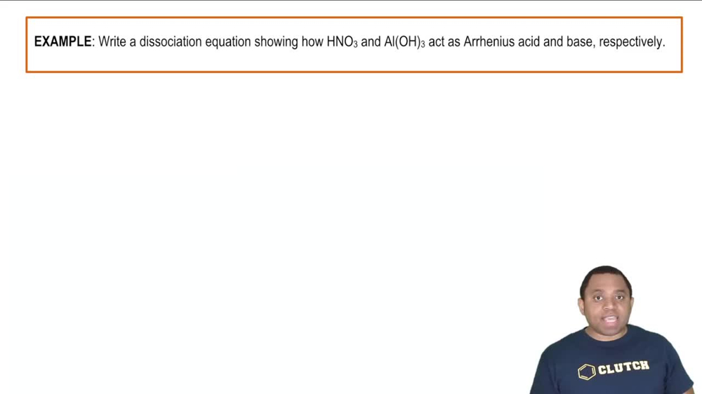 Acid-Base Dissociation Example