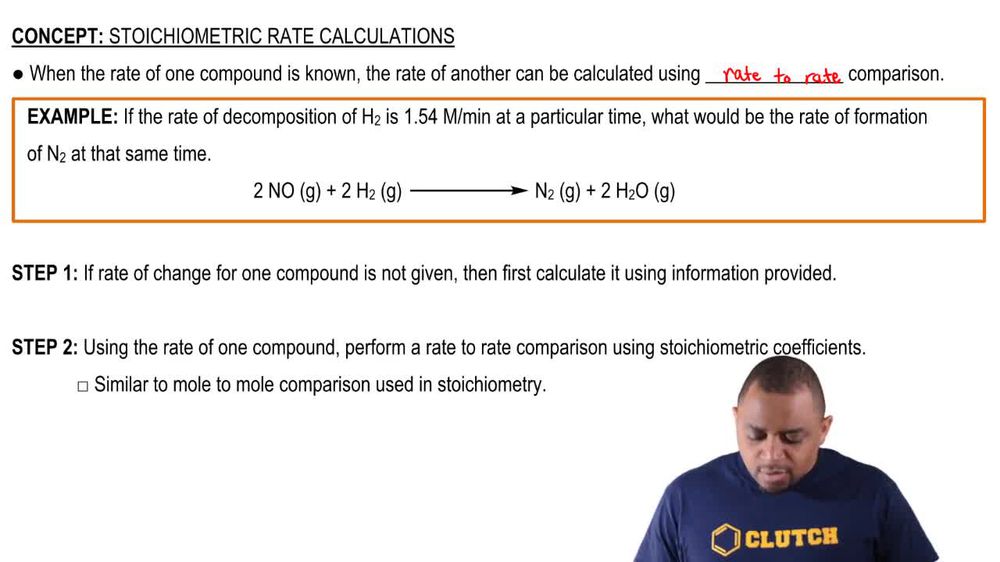 Stoichiometric Rate Calculations