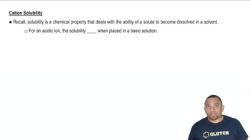 Cation Solubility