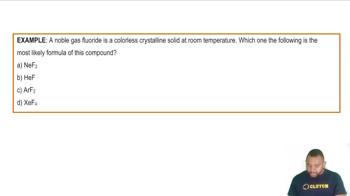 Noble Gas Compounds Example