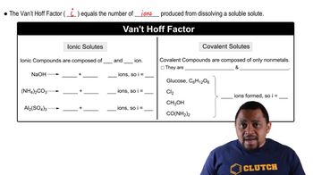 Van't Hoff Factor