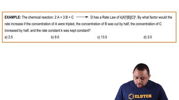 Concentration Changes and Rate Law Example