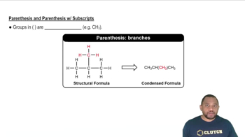 Parenthesis and Parenthesis w/ Subscripts