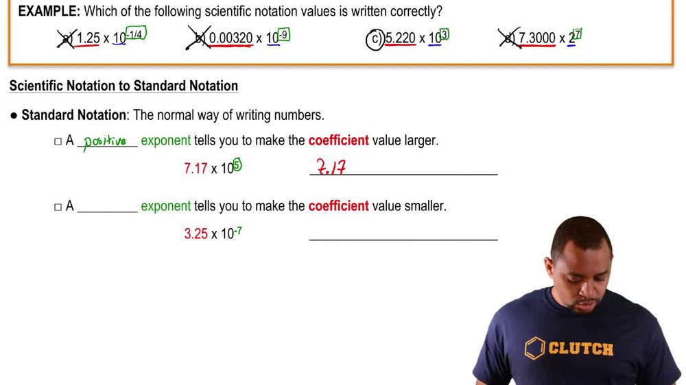 Scientific Notation to Standard Notation
