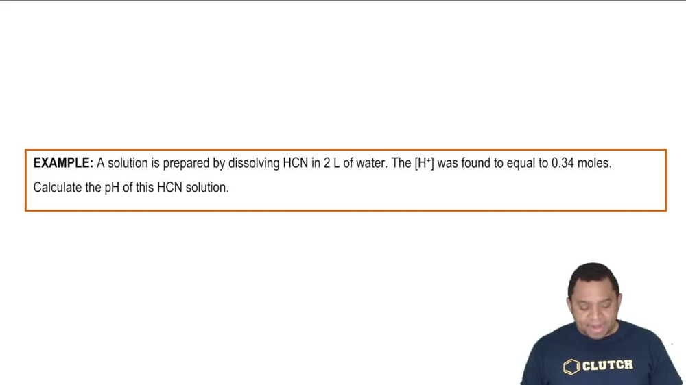 pH Calculation Example