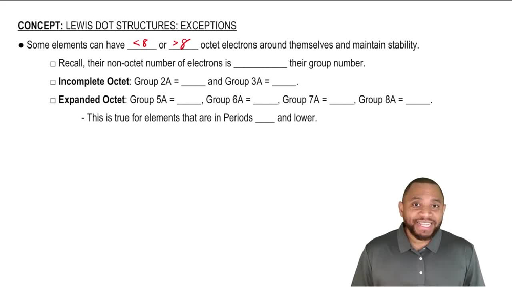 Lewis Dot Structures: Exceptions