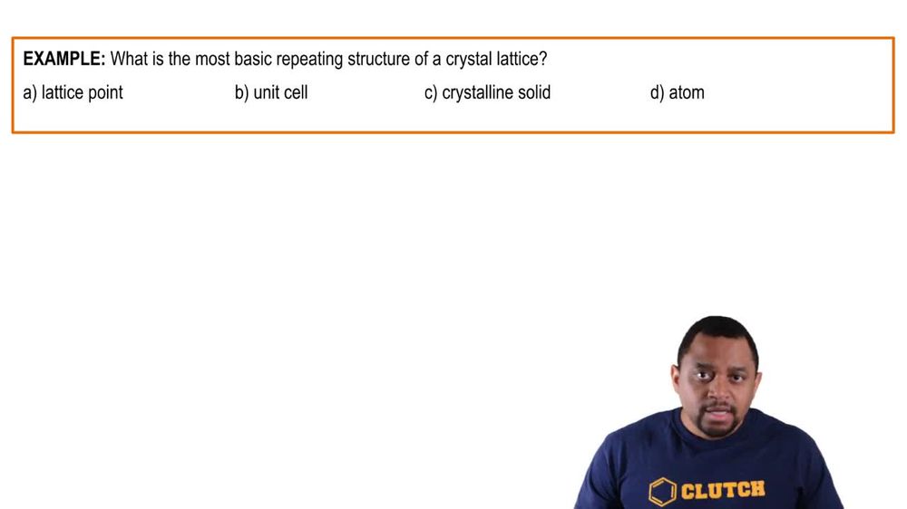 Crystalline Solids Example