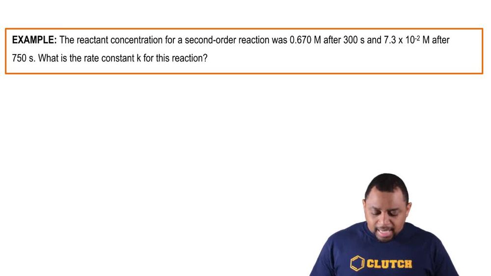 Second-Order Reaction Example