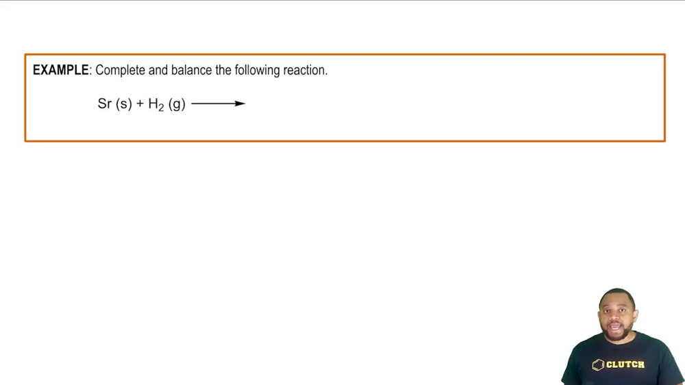Hydrogen Compounds Example