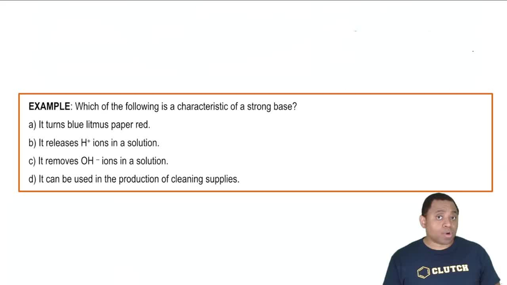 Strong Bases Example