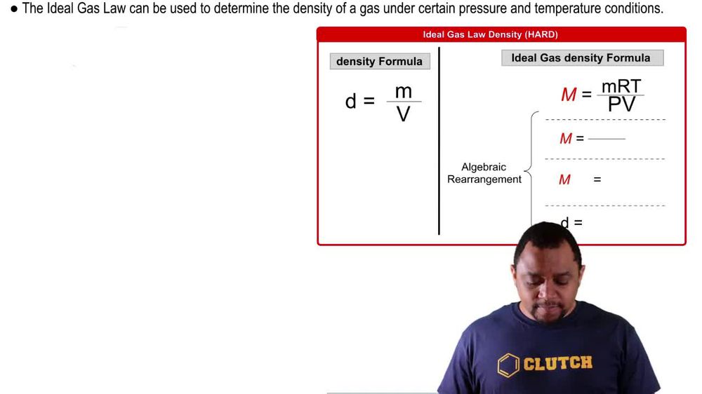 Density Determination from Ideal Gas Law