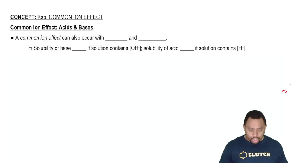 Common Ion Effect in Acids and Bases