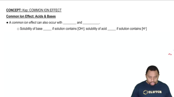 Common Ion Effect in Acids and Bases