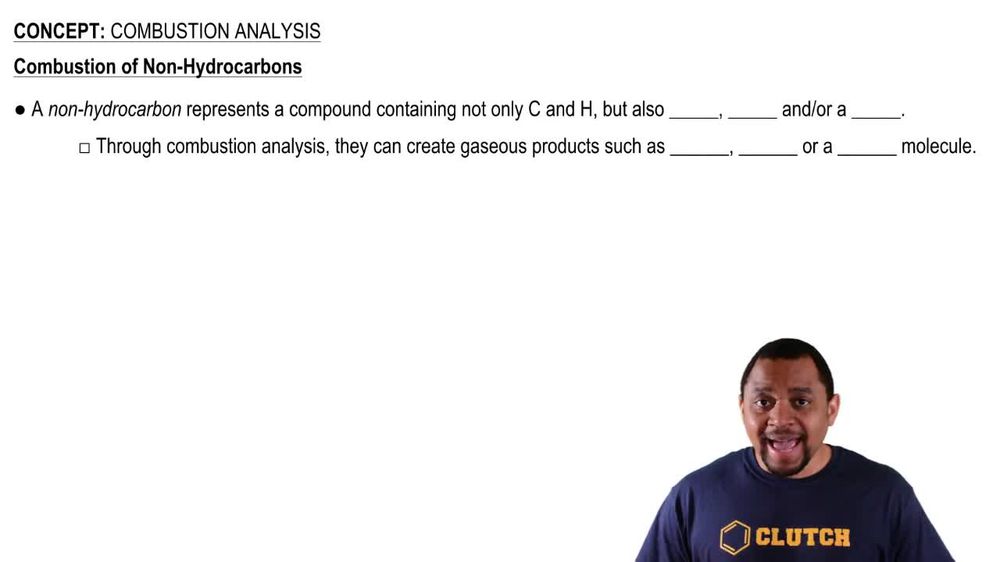 Combustion of Non-Hydrocarbons