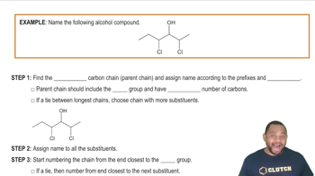 Naming Alcohols Example