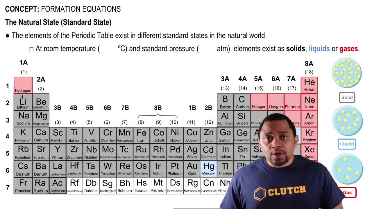 Formation Equations