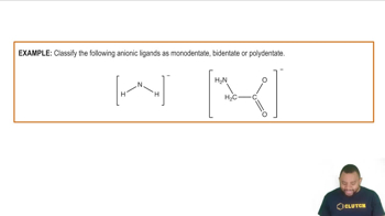 Classification of Ligands Example