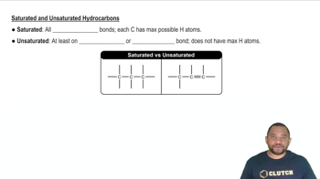 Saturated and Unsaturated Hydrocarbons