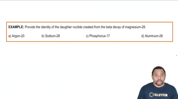 Band of Stability: Beta Decay Example