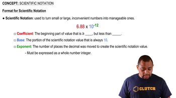 Scientific Notation Concepts