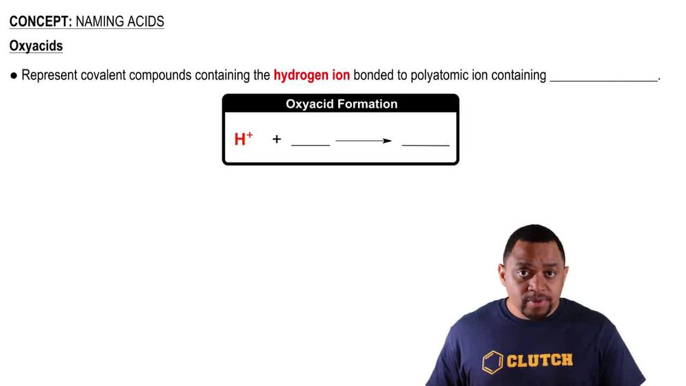 Oxyacids Formation