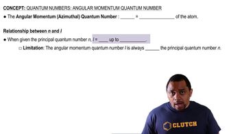 Angular Momentum Quantum Number