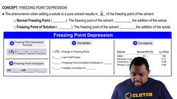 Freezing Point Depression