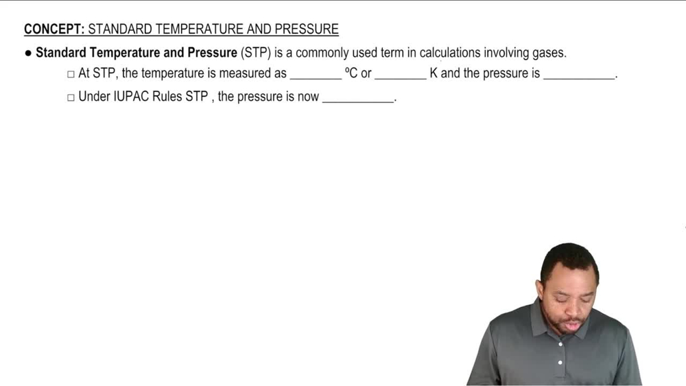 Standard Temperature and Pressure