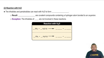 Reaction with H2O